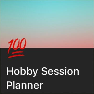 Hobby Session Planner